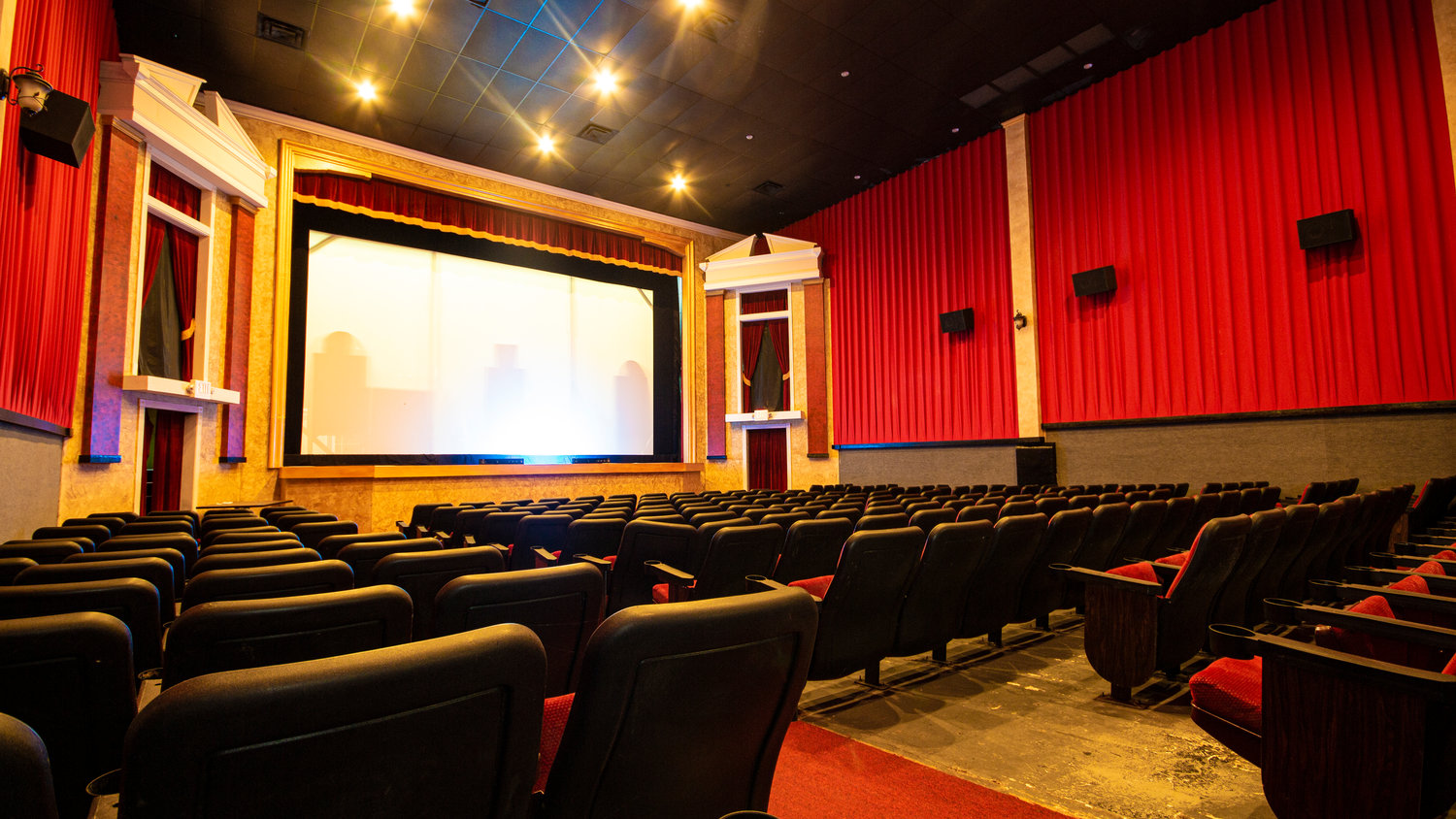 The redesigned interior of the Lynn Theatre makes the most of some of its original features